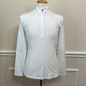 Spyder AURA TECH T-NECK SHIRT - white